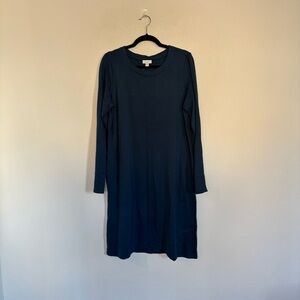 Pure Jill Knit Pocket Dress Long Sleeve Cozy NWT